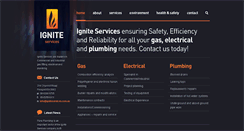 Desktop Screenshot of igniteservices.com.au